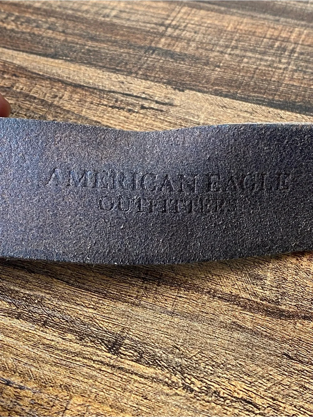 American Eagle Distressed Leather Belt, 26”